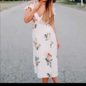 Floral midi dress